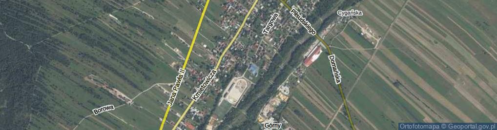 Zdjęcie satelitarne Targowa ul.